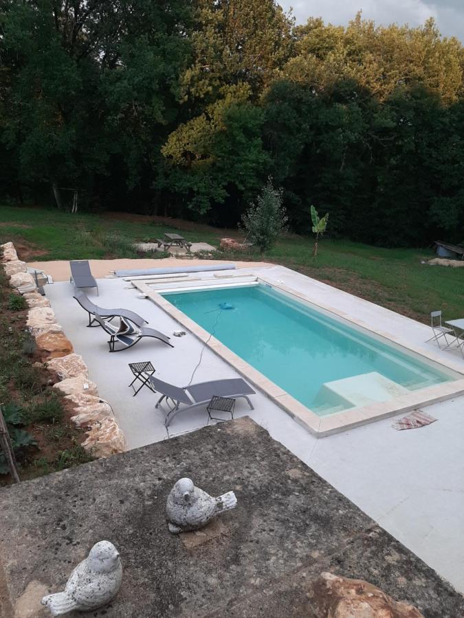 Charmant studio dans maison d'hôte dans un écrin de verdure Saint-Martin-le-Redon Esterno foto