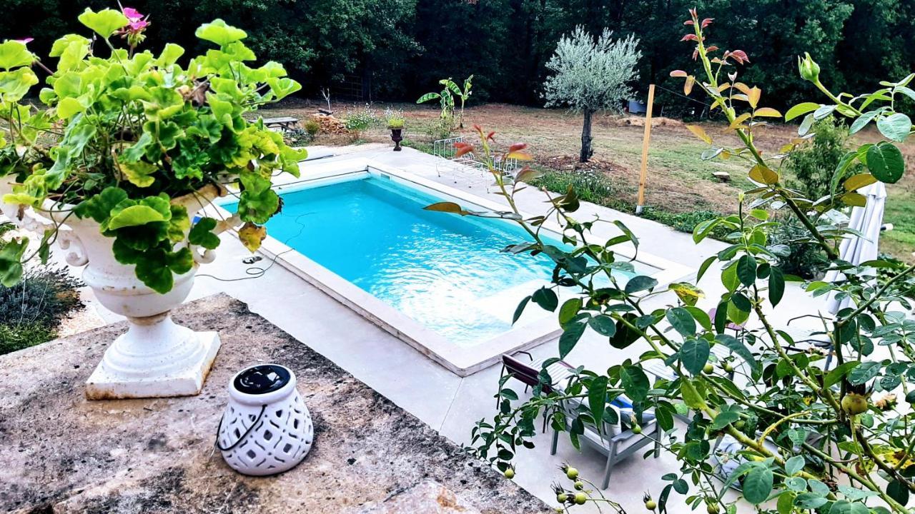 Charmant studio dans maison d'hôte dans un écrin de verdure Saint-Martin-le-Redon Esterno foto